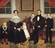 Erastus Salisbury Field Joseph Moore and His Family oil painting artist